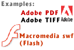 Examples: PDF, Flash